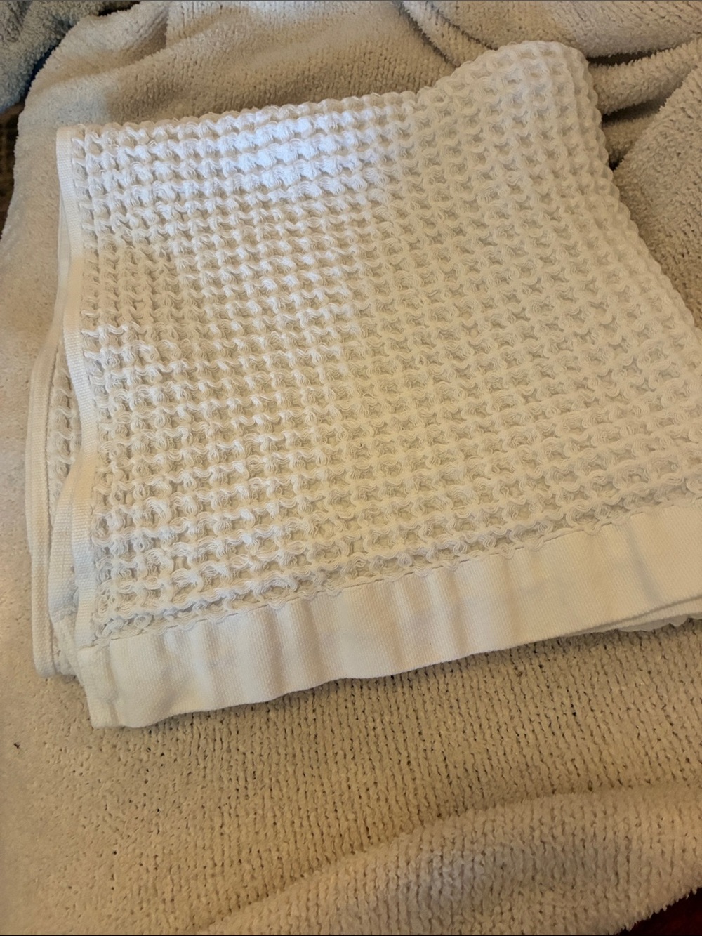 Sutera Spa Waffle Towel 26”x 56”